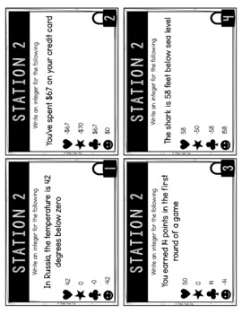 Positive and Negative Numbers MATH Escape Room - Common Core - Integers - Image 2