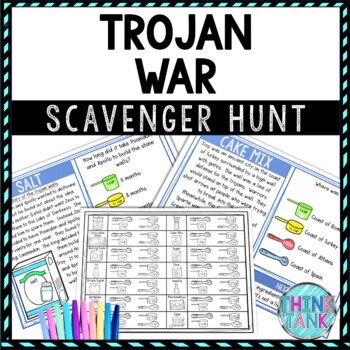Trojan War Activity - Scavenger Hunt Challenge - Gallery Walk