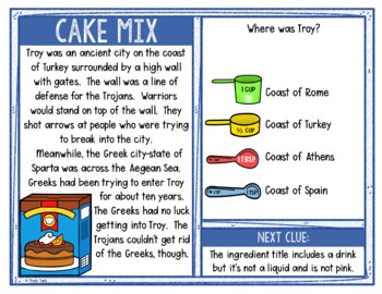 Trojan War Activity - Scavenger Hunt Challenge - Gallery Walk - Image 4