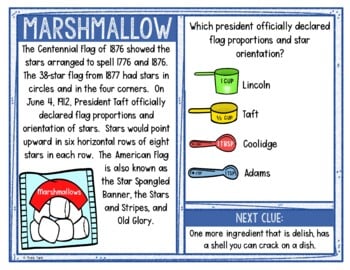 American Flag Activity - Scavenger Hunt Challenge - Gallery Walk - Image 2