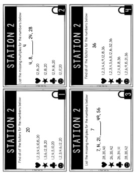 Factors and Multiples MATH Escape Room - 4.OA.4 - Common Core - Multiplication - Image 2