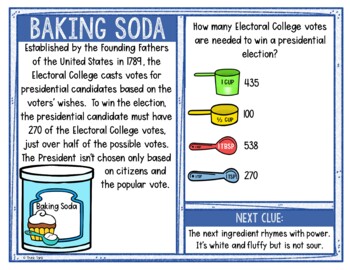 Electoral College Activity - Scavenger Hunt Challenge - Presidential Elections - Image 2