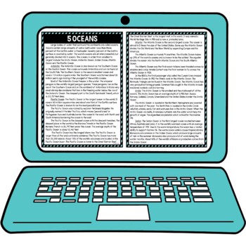 Oceans Secret Message Activity for Google Sheets™ | Geography - Image 4