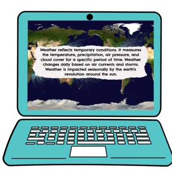 Weather and Climate Interactive Google Slides™ Presentation | Digital - Image 2