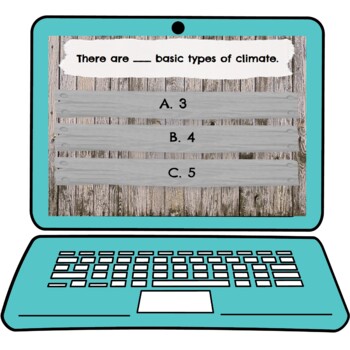 Weather and Climate Interactive Google Slides™ Presentation | Digital - Image 3
