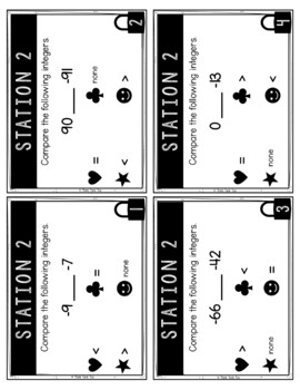 Rational Numbers and Absolute Value MATH Escape Room - Common Core - 6.NS.7 - Image 2