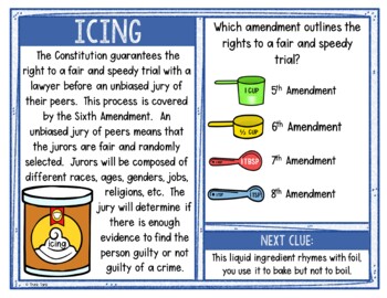 Judicial Branch Activity - Scavenger Hunt Challenge - US Constitution - Image 2