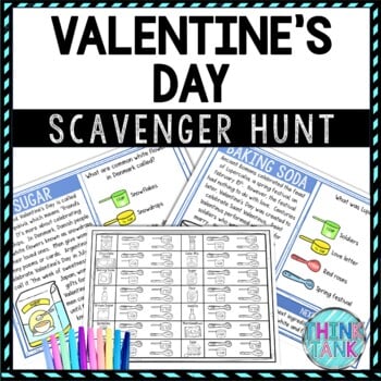 Valentine's Day Activity - Scavenger Hunt Challenge