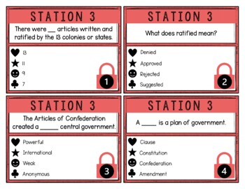 Articles of Confederation Breakout Activity - Task Cards Puzzle Challenge - Image 4