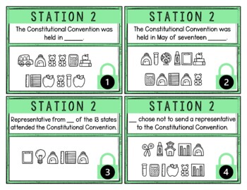 Constitutional Convention Breakout Activity -Task Cards Puzzle Challenge - Image 4
