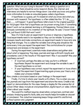 Scientific Method DIGITAL Reading Passage and Questions - Self Grading - Image 3