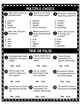 Scientific Method DIGITAL Reading Passage and Questions - Self Grading - Image 4