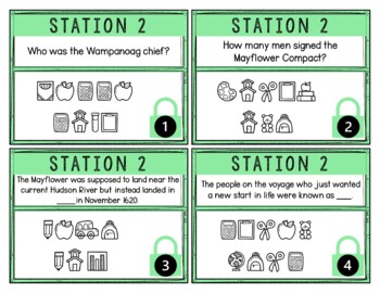 Mayflower Breakout Activity - Task Cards Puzzle Challenge - Plymouth Colony - Image 4