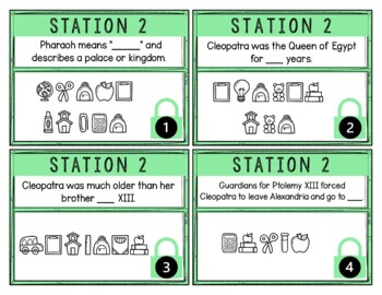 Cleopatra Breakout Activity - Task Cards Puzzle Challenge - Ancient Egypt - Image 4