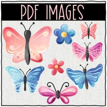 Bulletin Board Display Kit - Teacher Bulletin Board - Butterfly Theme - Image 2