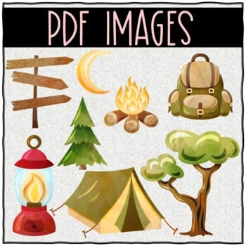 Bulletin Board Display Kit - Teacher Bulletin Board - Adventure - Camping Theme - Image 2