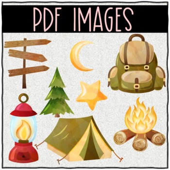 Bulletin Board Display Kit - Teacher Bulletin Board - Reading - Camping Theme - Image 2