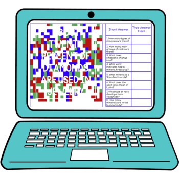 Rocks & Minerals Secret Message Activity for Google Sheets™ - Image 2