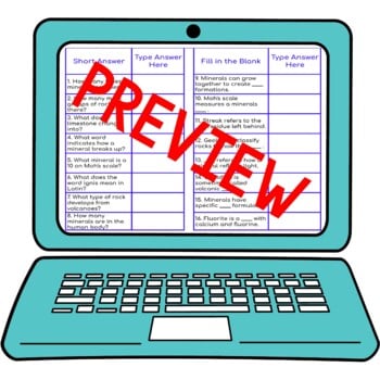 Rocks & Minerals Secret Message Activity for Google Sheets™ - Image 3