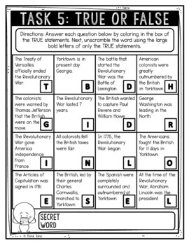 Revolutionary War Battles Reading Comprehension Challenge - Close Reading - Image 3