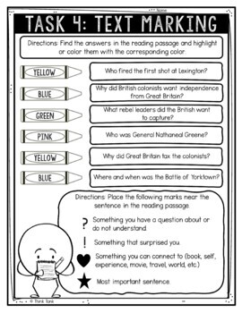 Revolutionary War Battles Reading Comprehension Challenge - Close Reading - Image 4