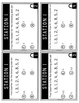 Interquartile Range MATH Escape Room - Common Core - 6.SP.2 - Image 4