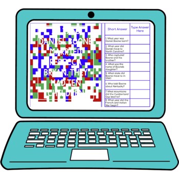Daniel Boone Secret Message Activity for Google Sheets™ - Image 2