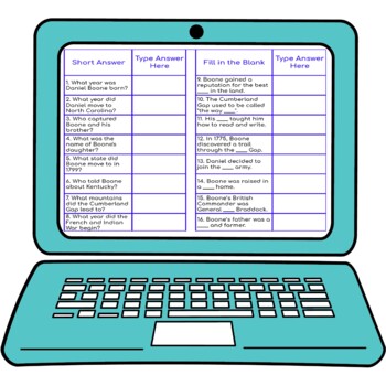Daniel Boone Secret Message Activity for Google Sheets™ - Image 3