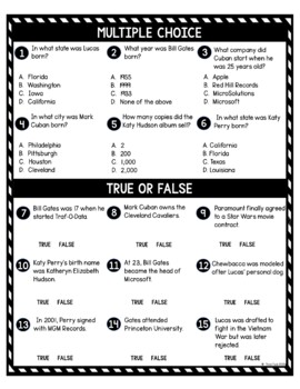 Famous Failures DIGITAL Reading Passage and Questions - Self Grading - Image 4