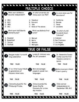 LatinX Heritage DIGITAL Reading Passage & Questions Self Grading - Image 4
