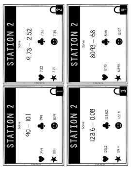 Decimal Operations MATH Escape Room - Common Core - 5.NBT.7 - Image 4