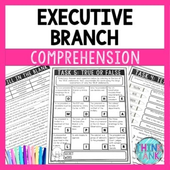 Executive Branch Reading Comprehension Challenge - Close Reading