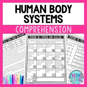 Human Body Systems Reading Comprehension Challenge - Close Reading