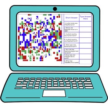 Famous Artists #4 Secret Message Activity For Google Sheets™ - Image 2