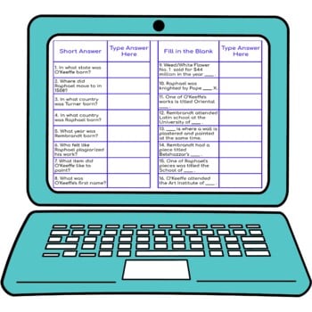Famous Artists #4 Secret Message Activity For Google Sheets™ - Image 3