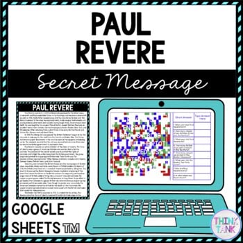 Paul Revere Secret Message Activity For Google Sheets™