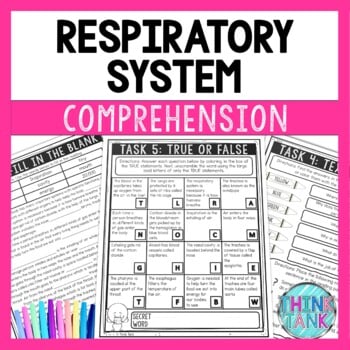 Respiratory System Reading Comprehension Challenge - Close Reading