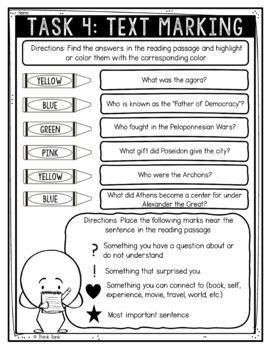 Athens - Ancient Greece Reading Comprehension Challenge - Close Reading - Image 4