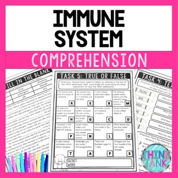 Immune System Reading Comprehension Challenge - Close Reading
