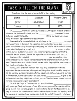 Lewis and Clark Reading Comprehension CSI Spy Mystery - Close Reading - Image 2