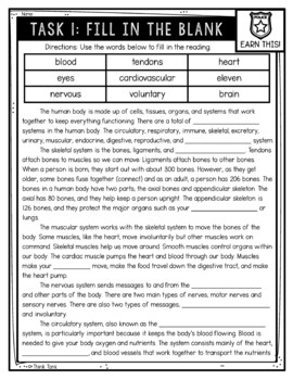 Human Body Systems Reading Comprehension CSI Spy Mystery - Close Reading - Image 2