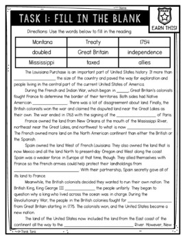 Louisiana Purchase Reading Comprehension CSI Spy Mystery - Close Reading - Image 2