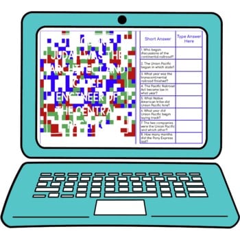 Transcontinental Railroad Secret Message Activity For Google Sheets™ - Image 2