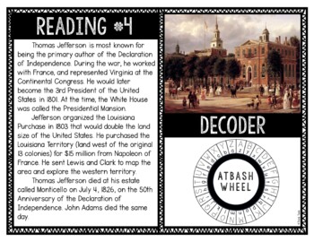 Founding Fathers Reading and Puzzle Escape - Image 4