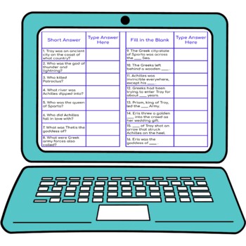 Trojan War Secret Message Activity For Google Sheets™ - Image 3