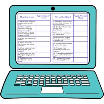 Medieval Japan Secret Message Activity For Google Sheets™ - Image 3