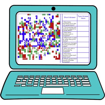 Powers of Congress Secret Message Activity For Google Sheets™ - Image 2