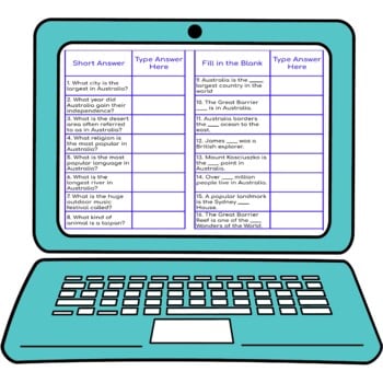 Australia Secret Message Activity For Google Sheets™ - Image 3