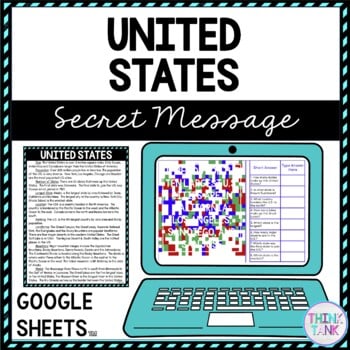United States Secret Message Activity For Google Sheets™