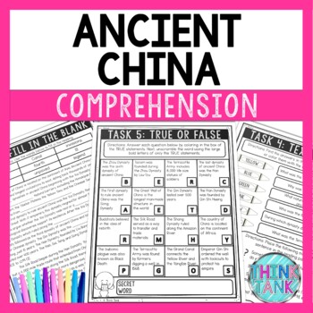 Ancient China Reading Comprehension Challenge - Close Reading